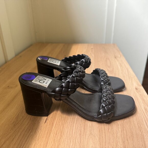 Dolce Vita Black Bubble Heels (Paily Heels Stella Model) - Picture 2 of 3